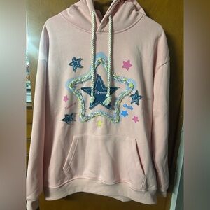 Women Light Pink Hoodie